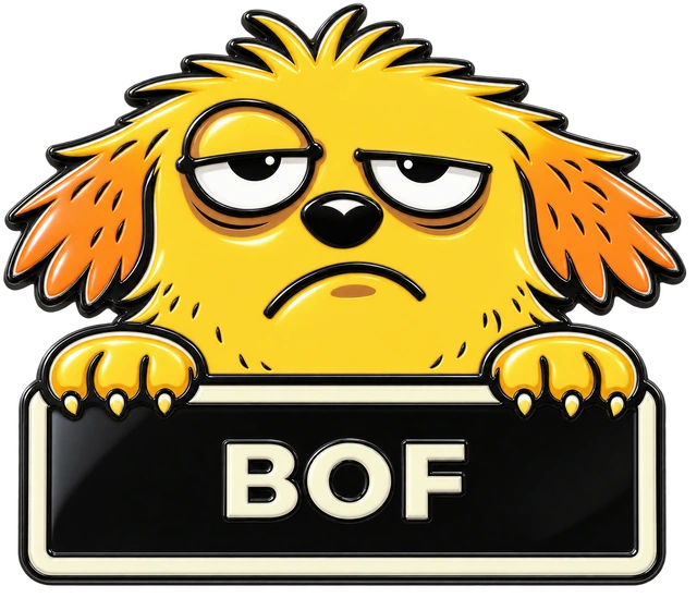 Pin BOF attaché à sa carte